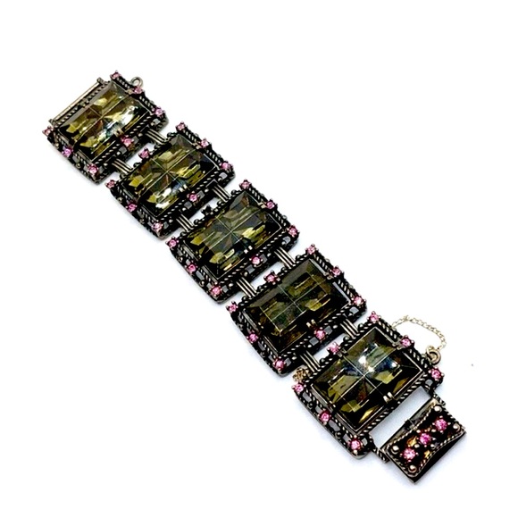 Vintage Sarah Coventry "Midnight Magic" Bracelet 1950's-Excellent Condition-Rare - Picture 1 of 7